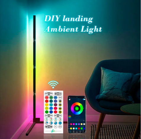 Elegant Corner Illumination LED Floor Lamp