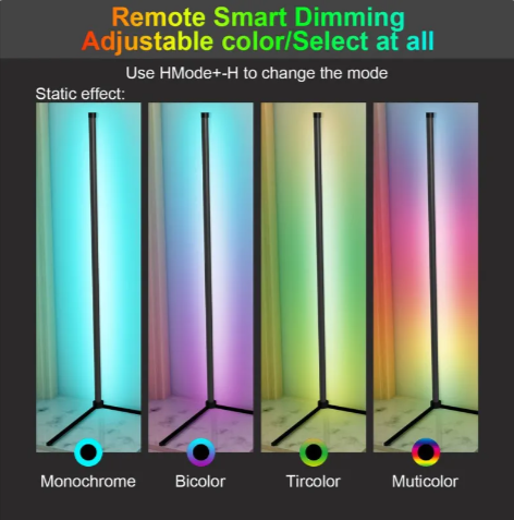 Elegant Corner Illumination LED Floor Lamp